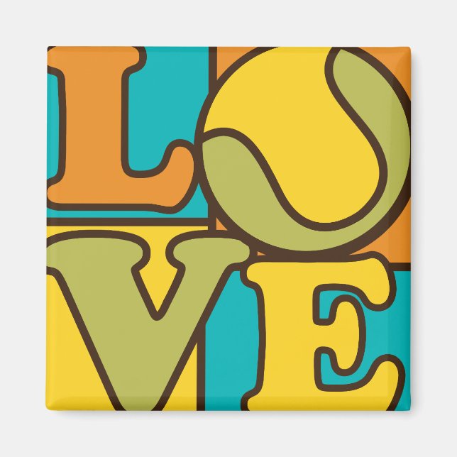 Tennis Love Magnet (Front)