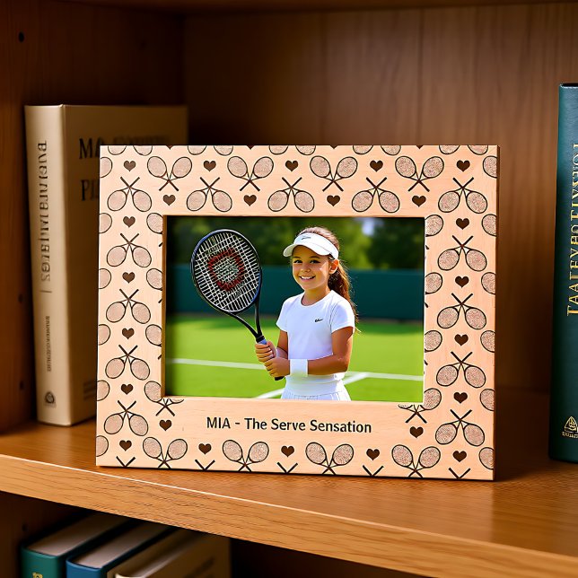 Tennis Love Match Frame Engraved Frames (Tennis Love Match Frame Engraved Frames)