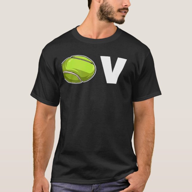 Tennis Love Player Professional Trainer Tennis T-Shirt (Front)