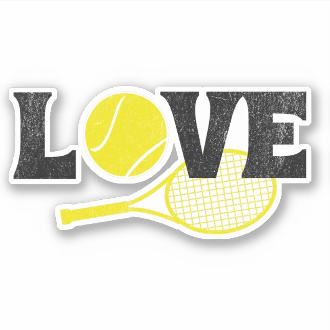 Tennis Love Sticker (Front)
