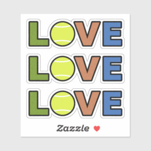 Tennis Love Stickers