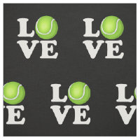 Tennis Love Tennis Fan Fabric