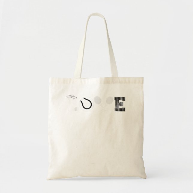 Tennis Love - Tennis Fan Tennis Player Gift Tennis Tote Bag (Front)