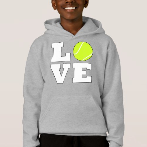 Tennis LOVE Tennis Player Sports Hoodie