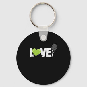 Tennis "Love" Tennisschläger Keychain