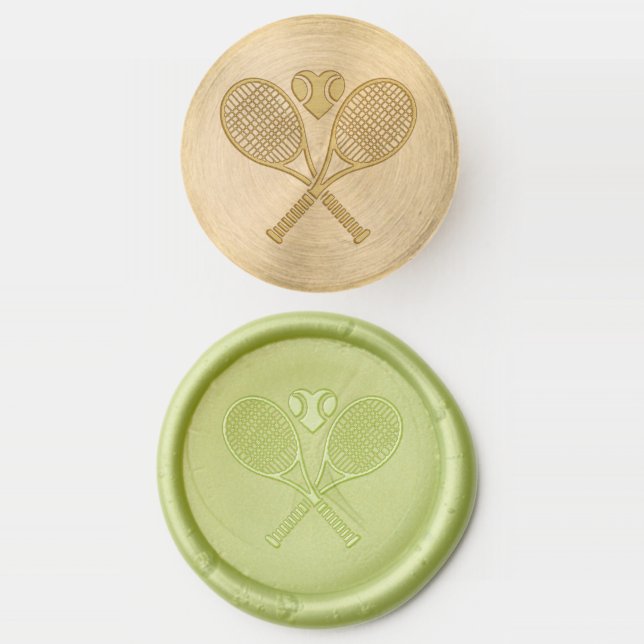 Tennis Love Wax Seal Stamp (Stamped)