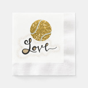 Tennis Love with Ball Napkins