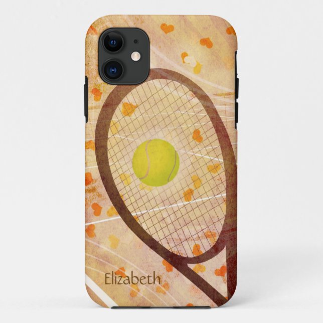 Tennis Love Women's Tennis Case-Mate iPhone Case (Back)