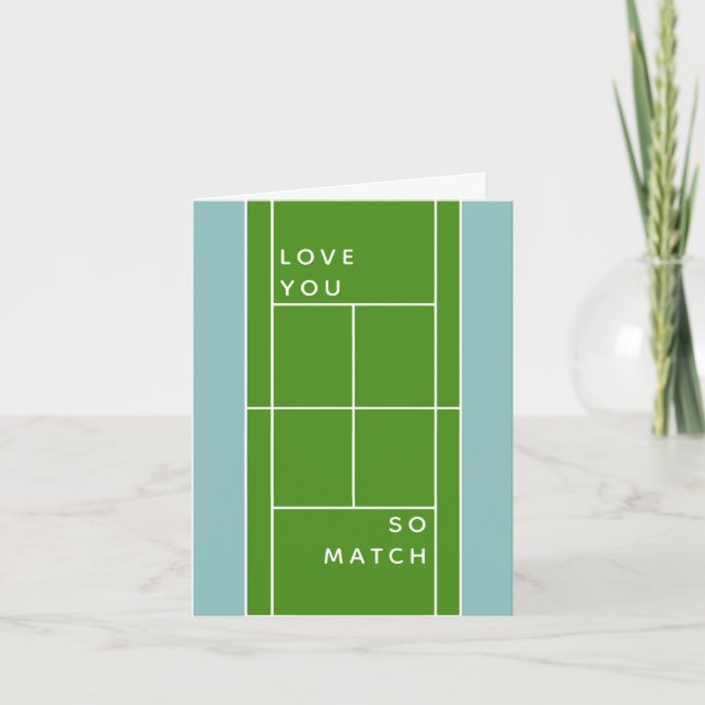Tennis Lover Card (Front)