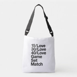 Tennis lover crossbody bag