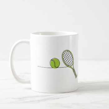 Tennis Lover | Tennis Gift Coffee Mug by PaperFinch at Zazzle