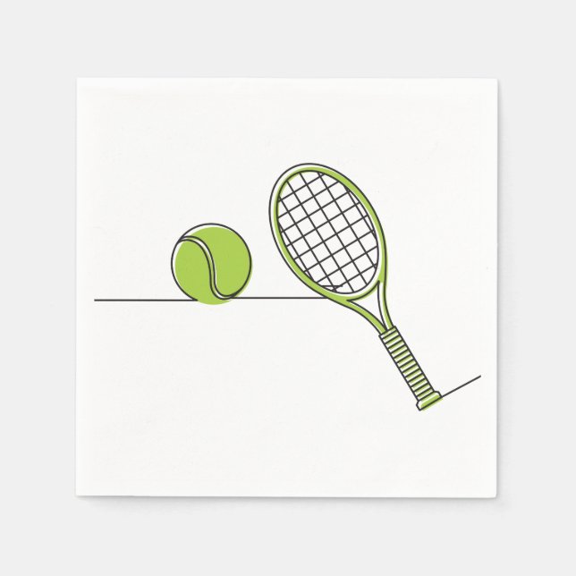 Tennis Lover | tennis gift Paper Napkins (Front)