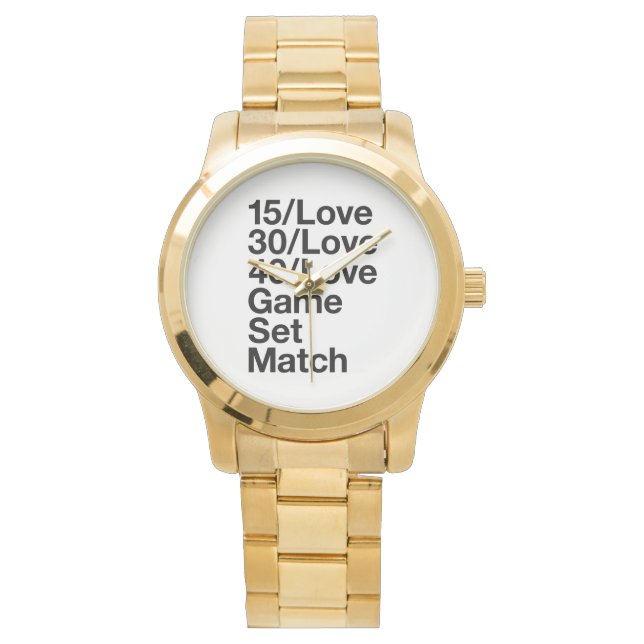 Tennis  lover watch (Front)