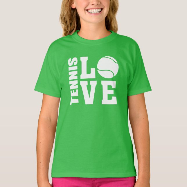 Tennis Lovers, Tennis LOVE, Tennis t-shirt (Front)