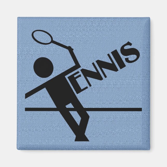 Tennis magnet, customize magnet (Front)