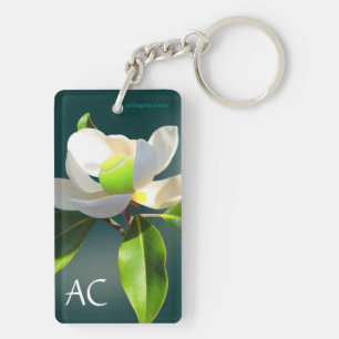 Tennis Magnolia, personalized Keychain