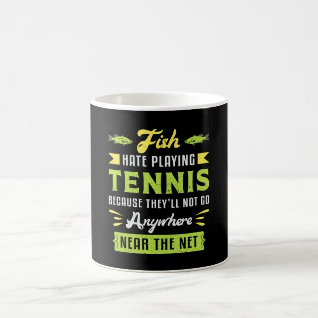 Tennis Match Player Racket Court Sports Funny Gift Coffee Mug (Center)