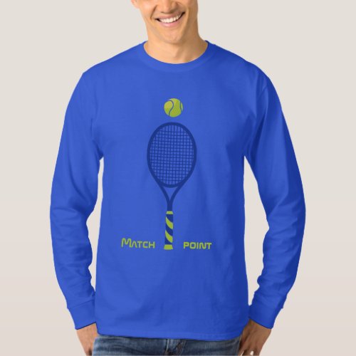 Tennis Match Point longsleeve T_Shirt