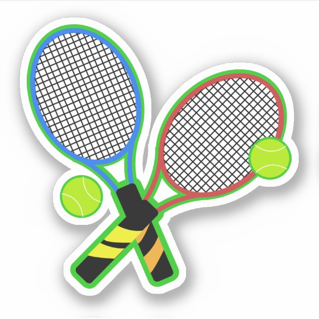 Tennis Match Sticker (Front)
