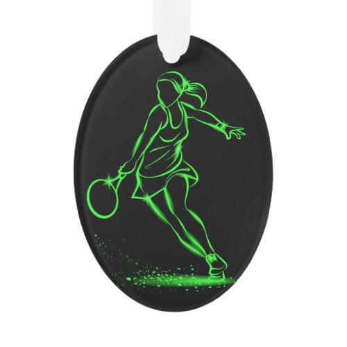 Tennis Medal Ornament