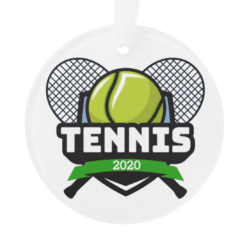 Tennis Medal Ornament