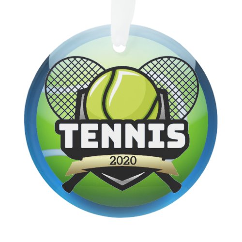 Tennis Medal Ornament
