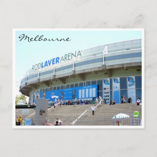 tennis melbourne arena postcard