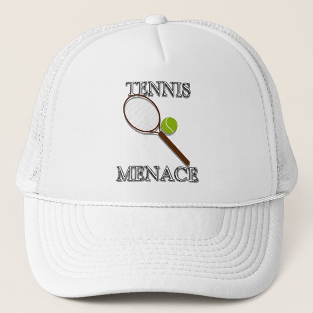 Tennis Menace Trucker Hat (Front)
