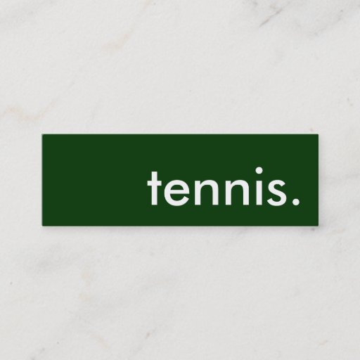 Customizable tennis. business card templates