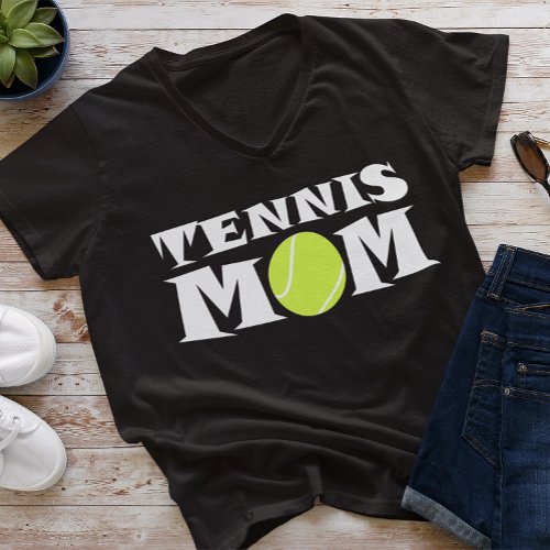Tennis Mom Custom Tennis Player Name T_Shirt
