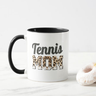 Tennis Mom Leopard Mug