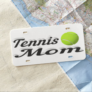 Tennis Mom License Plate