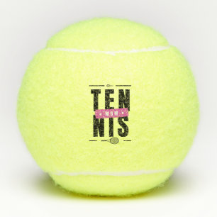 Tennis Mom Modern Typography Mother's Day Theme Tennis Balls