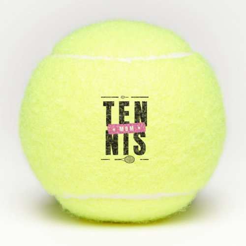 Tennis Mom Modern Typography Mothers Day Theme    Tennis Balls