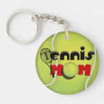 Tennis Mom Photo Keychain