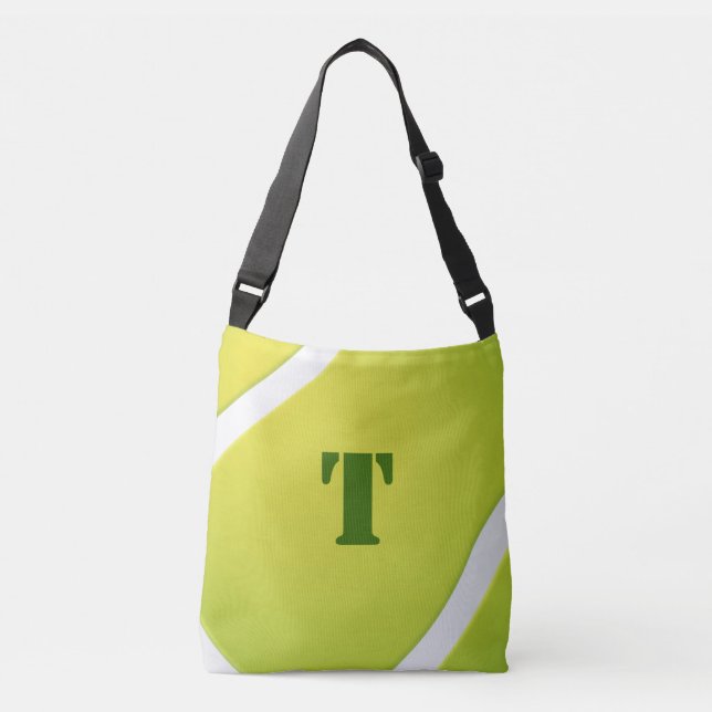 Tennis Monogram | Sport Gift Crossbody Bag (Front)