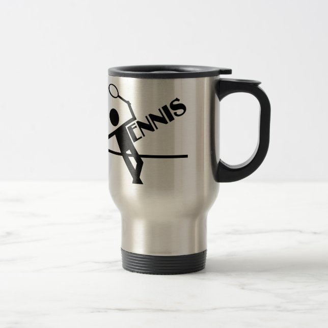 Tennis mug - choose style & customize (Right)
