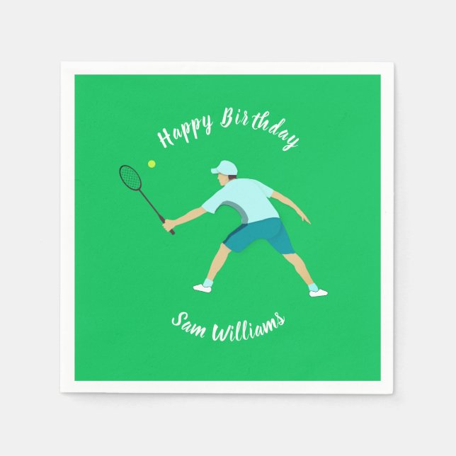 Tennis Napkins (Front)