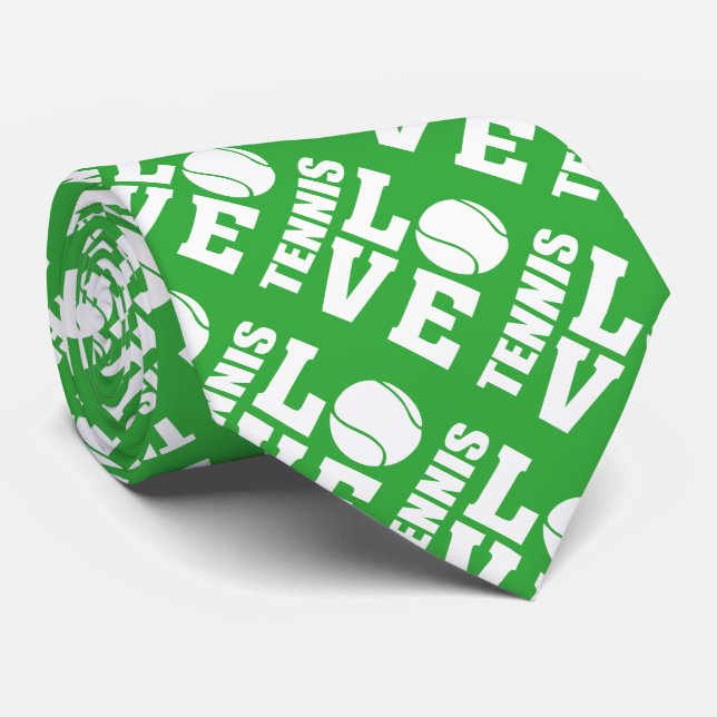 Tennis Neck Tie (Rolled)