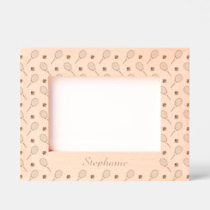 Tennis Net Gains Laser Etched Picture Frame Engraved Frames