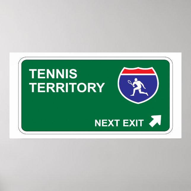 Tennis Next Exit Poster (Front)