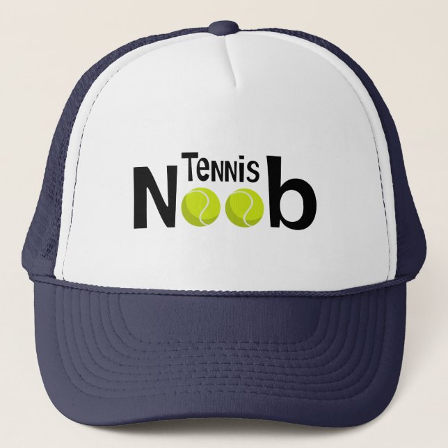 Tennis noob trucker hat (Front)