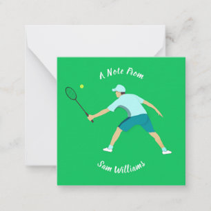 Tennis Note Card