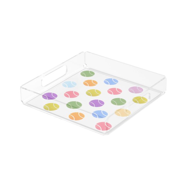Tennis Novelty Gift Acrylic Tray (Angled)