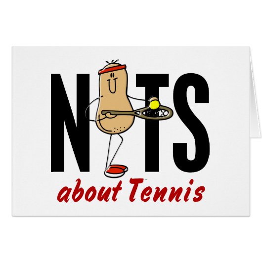 Tennis Nut 2 Cards (Front Horizontal)