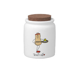 Tennis Nut T-shirts and GIfts Candy Jar