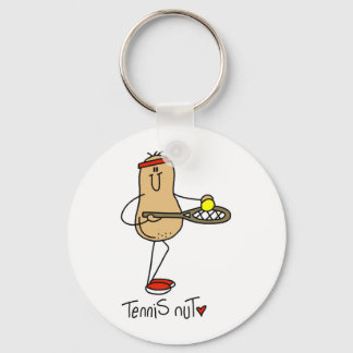 Tennis Nut T-shirts and GIfts Keychain