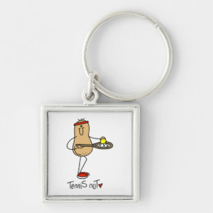 Tennis Nut T-shirts and GIfts Keychain