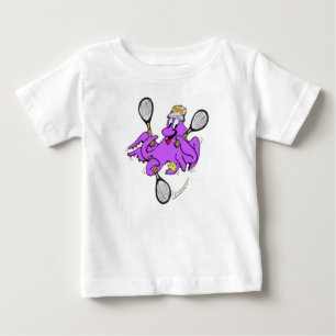 Tennis Octopus Baby Jersey T-Shirt