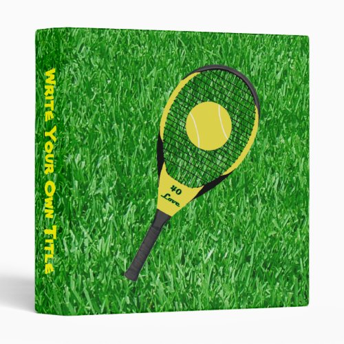 Tennis On The Lawn Binder